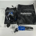 Octobermoon 180 Full Panoramic Snorkel Mask Anti-fog Anti-leak Black New. Fixed Price $23.00.