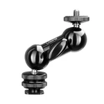 Lanxire Mini Magic Arm Multi-function Double Ball Head With 1/4" Small, Black. Fixed Price $15.49.