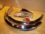Schwinn Phantom 26" Bicycle Chromed Fender Set Light & Glass Reflector. Fixed Price $295.00.
