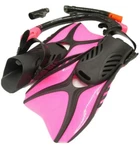 Pink Seavenger Beach Lake Boat Pool Dry Top 2 Snorkel Fins Travel Bag Set. Fixed Price $31.35.