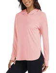 Women's Upf 80+ Sun Protection Hoodie Long Sleeve Lightweight Uv Rashguard Shirt. Fixed Price $21.98.