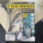 Nib Airgo U.s. Divers Easy Breathe Snorkel System Explore Series Adult Xs/sm 4". Fixed Price $29.95.