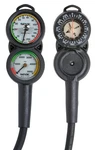 Seac Sub Console 3 Pressure Depth Gauge And Compass, Red, One Size. Fixed Price $185.94.