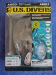 Nib Airgo U.s. Divers Easy Breathe Snorkel System Explore Series Adult Xs/sm 4". Fixed Price $23.50.