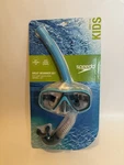 Speedo Kids Beginner Surf Gazer Mask Snorkel Set Turquoise Blue Ages 3-6. Fixed Price $14.99.