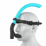 Swim Snorkel One-way Purge Valve Easy To Adjust With Silicone Mouthpiece Blue. Fixed Price $17.99.