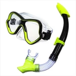 Adult Open Mask And Snorkel Set, Black/green, Unisex. Fixed Price $17.03.