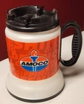 Amoco Thermo Mug 20 Oz Whirley Usa Gas Station Travel Cup Food Shop 70S 80S Vtg. Fixed Price $21.29.