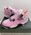 Jordan 4 Retro Pink Men/women Mid Top Basketball Shoes. Fixed Price $83.00.