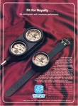 1980 Sportsways Waterlung Print Scuba Diver Depth Pressure Gauge. Fixed Price $14.99.