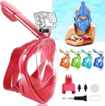Mask For Kids, 180 Panoramic View Free Breathing Full Face Snorkeling. Fixed Price $17.99.