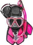 Cressi Adult Adjustable Snorkel Swimming Set, Translucent Pink, Large/xlarge. Fixed Price $59.94.