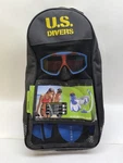U.s. Divers Travel Ready Cozumel Snorkeling Set W/fins, Mask, & Bag. Fixed Price $49.95.