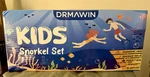 Drmawin Kids Snorkel Set Youth 2 Pack Blue & Pink Dry-top Anti-fog Leak. Fixed Price $20.00.