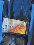 U.s. Divers Adult Snorkel Set Blue Includes Fins Mask Full. Fixed Price $32.99.