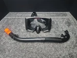 Dacor Vintage Tempered Glass Dive Mask Trivision Goggles Turbo Swivel Snorkel. Fixed Price $37.95.