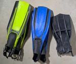 Aqua Lung Rocket Fins Us Divers Blades Mares Avanti Hp 3 Pair Scuba Snorkel. Fixed Price $49.95.