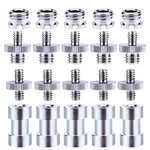 Sunmns 1/4 Inch And 3/8 Converter Threaded Screws Adapter Small, Silvery. Fixed Price $17.99.