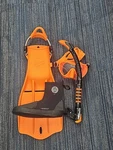 Sherwood Forge Fins With Scubapro Trinidad Mask Package. Fixed Price $410.00.