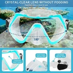 Zeeporte Set Travel Size Snorkeling Adults Panoramic View, S/m - Blue. Fixed Price $41.95.