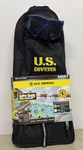 Us Divers Snorkel Set Mask Fins Gopro Ready Adult S/m Scuba Diving Kit. Fixed Price $67.99.