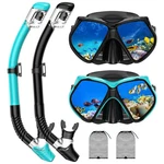 Snorkeling Gear For Adults, Set Scuba Diving Mask Drytop, Swimm.... Fixed Price $40.09.