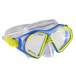 Us Divers Admiral Snorkel Mask Adult, Pro Series Blue & Yellow, Clear Lens. Fixed Price $23.99.