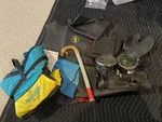 Underwater Lot -VEST,BOOTS,GLOVES,HOOD,FINS,2 Masks,snorkel& Child. Fixed Price $28.00.