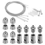 Patikil Ceiling Hanging Wire Cable Kit, 4 Set Lights Panel Steel Chai.... Fixed Price $15.56.