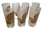 Set Of 7 Vintage Seaview By Noritake 16 Oz Tall Tumblers Glasses Fast Shipping. Fixed Price $31.98.