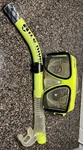U.s. Divers Snorkel And Mask Set Isle Vista Neon. Fixed Price $25.99.