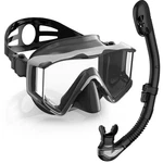 Greatever Snorkel Set 3 Window Mask Adult, Panoramic Wide View, Ant. Fixed Price $45.95.