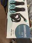 Greatever Snorkel Set 3 Window Mask Adult, Panoramic Wide View,. Fixed Price $40.00.