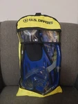 Us Divers Adult Travel Ready Pakala Mask, Aloha Snorkel & Fins Brand New S/m. Fixed Price $18.00.