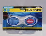 U.s. Divers Adult Swim Goggles Tempra Anti Fog Recreational White - New!. Fixed Price $8.24.