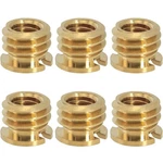 Luorng 6PCS Dslr Camera Photography Tripod Ball Head Adapter Screw 1/4 To.... Fixed Price $11.28.