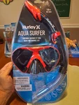 Hurley Aqua Surfer Mask And Snorkel-red-set Age 14+ Nib. Fixed Price $28.00.