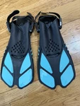 Divers Trek Snorkeling Diving Fins Flippers Size Small/medium Adjustable Blue. Fixed Price $24.99.