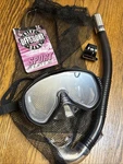 Offshore Dive Gear Sport Series Mask & Snorkel Set Black. Fixed Price $9.99.