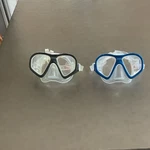 Intex Scuba Snorkeling Masks Set Of 2 Adult Dual Color Black Blue Comfort Fit. Fixed Price $22.99.