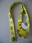 Sponge Bob Square Pants Yellow Lanyard 18" New Nickelodeon. Fixed Price $7.45.