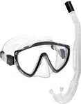 Cressi Tino & Island 2.0 Swim Mask Combo - Youth 2025 Clear/black. Fixed Price $34.50.