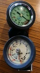 (2)WRIST Scuba Diving Depth Gauges/sherwood & Tekna. Fixed Price $76.00.