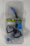 U.s. Divers Junior Kids +6 Blue Combo Set Dorado Mask & Seabreeze Snorkel. Fixed Price $20.00.