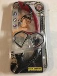 Us Divers Admiral Lx Island Dry Trek Snorkel Set Red, Large. Fixed Price $33.59.