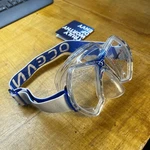 Oceanic Cyanea Dive Mask - Blue/clear Comfort Elastic Strap Scuba Snorkel. Fixed Price $130.50.
