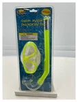 Surf Club Youth Swim Mask Snorkel Set Neon Yellow Ages 3+. Fixed Price $14.47.