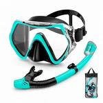 Snorkeling Gear For Adults Anti-fog Panoramic Dive Mask & Set. Fixed Price $27.99.