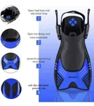 Ninetails 4 1 Snorkel Set For Adults With Adjustable Dive Flippers. Size S-m. Fixed Price $22.99.