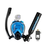 Goyojo Diving Tank And Snorkel Mask Combo, 0.5L Portable Mini Scuba Black Oxy.... Fixed Price $229.96.